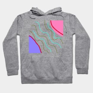 Colorful watercolor painting art design Hoodie